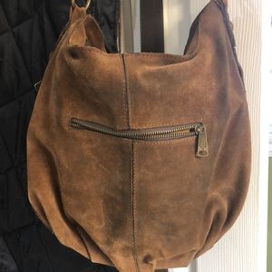 Patricia Nash Tan Rhinestone Stripe Shoulder Bag